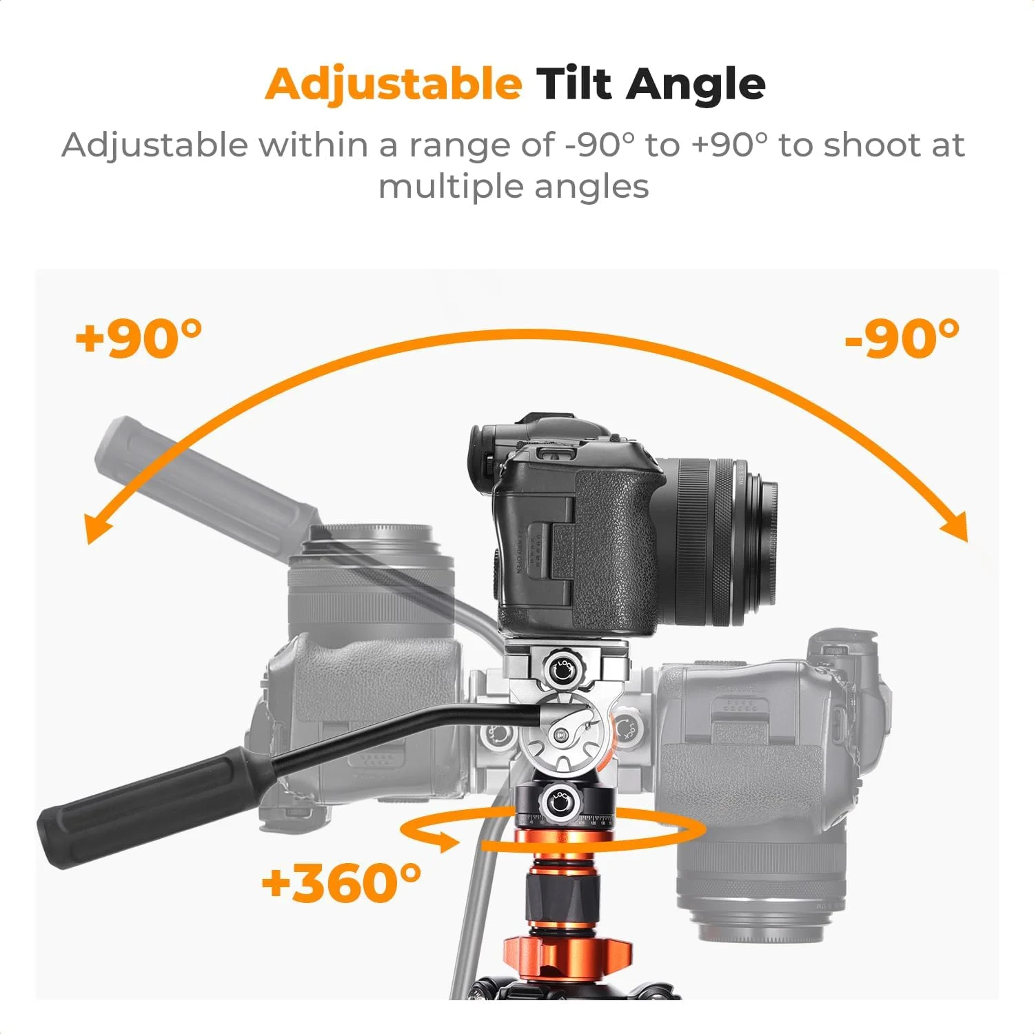 سه پایه دوربین K&F CONCEPT، سه پایه فیبر کربنی 68 اینچی با هد سیال حداکثر تحمل وزن 5 کیلوگرم، سه پایه و تک پایه سبک وزن دوربین DSLR برای کانن، سونی، نیکون. سه پایه دوربین K&F CONCEPT، سه پایه فیبر کربنی 68 اینچی با هد سیال حداکثر تحمل وزن 5 کیلوگرم، سه پایه و تک پایه سبک وزن دوربین DSLR برای کانن، سونی، نیکون.