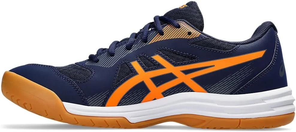 کفش ورزشی داخل سالن مردانه آسیکس UPCOURT 5، PEACOAT/SHOCKING ORANGE، سایز 41.5 EU باریک