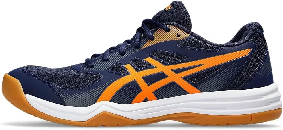 کفش ورزشی داخل سالن مردانه آسیکس UPCOURT 5، PEACOAT/SHOCKING ORANGE، سایز 41.5 EU باریک