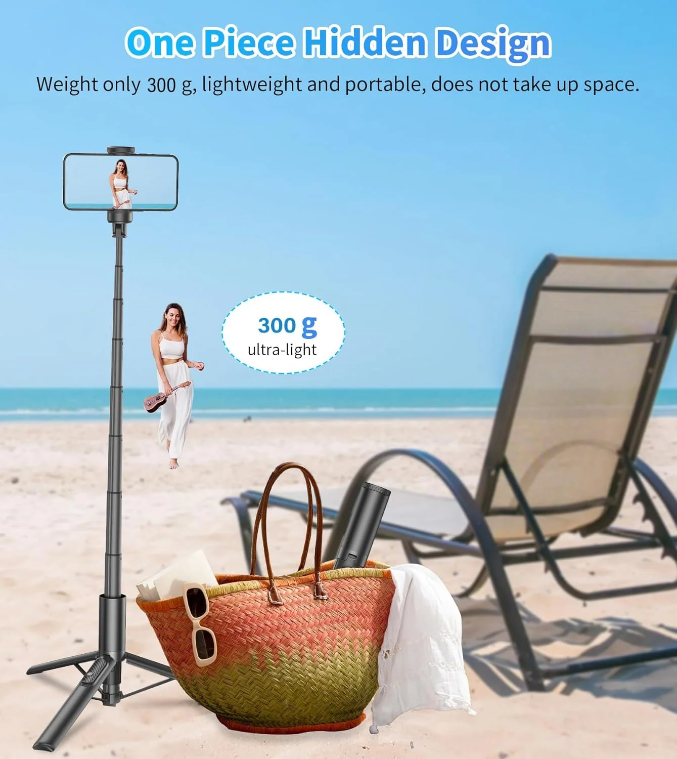 سه پایه سلفی ارتقا یافته TONEOF، پایه سه پایه تلفن چرخشی 360 درجه نامحدود، سه پایه آلومینیومی 170 سانتی متری قابل افزایش همه کاره با ریموت بی سیم برای سلفی/پخش زنده/ضبط ویدیو/مسافرت تلفن های 4-7 اینچی - مشکی