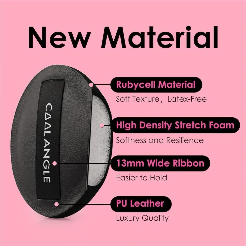 COOL-ANGLE 5Pcs Makeup Sponge Latex-Free Soft Blender Sponge Perfect for Liquid Foundation Concealer Cream Powder, Beauty Sponge Gift Set for Long-lasting and Natural Makeup, Black, Medium COOL-ANGLE 5Pcs Makeup Sponge Latex-Free Soft Blender Sponge Perfect for Liquid Foundation Concealer Cream Powder, Beauty Sponge Gift Set for Long-lasting and Natural Makeup, Black, Medium