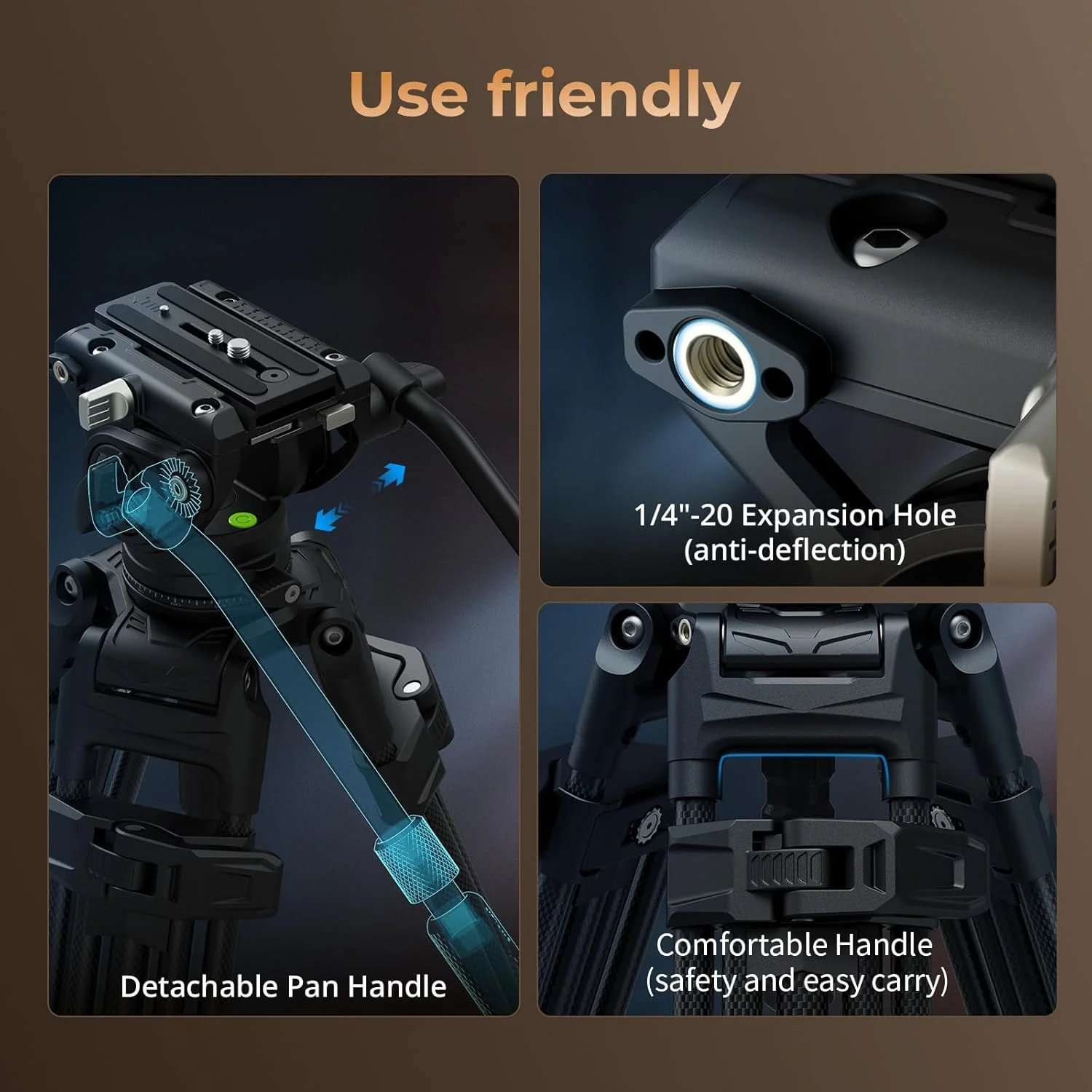 کیت سه پایه سنگین SMALLRIG مدل AD-80S 5111 کیت سه پایه سنگین SMALLRIG مدل AD-80S 5111