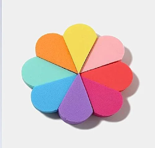 Fameza Make Up Beauty Blender Sponge Puff for Powder, Concealer and Foundation Application (Multicolour) - Set of 6 Pieces Fameza Make Up Beauty Blender Sponge Puff for Powder, Concealer and Foundation Application (Multicolour) - Set of 6 Pieces