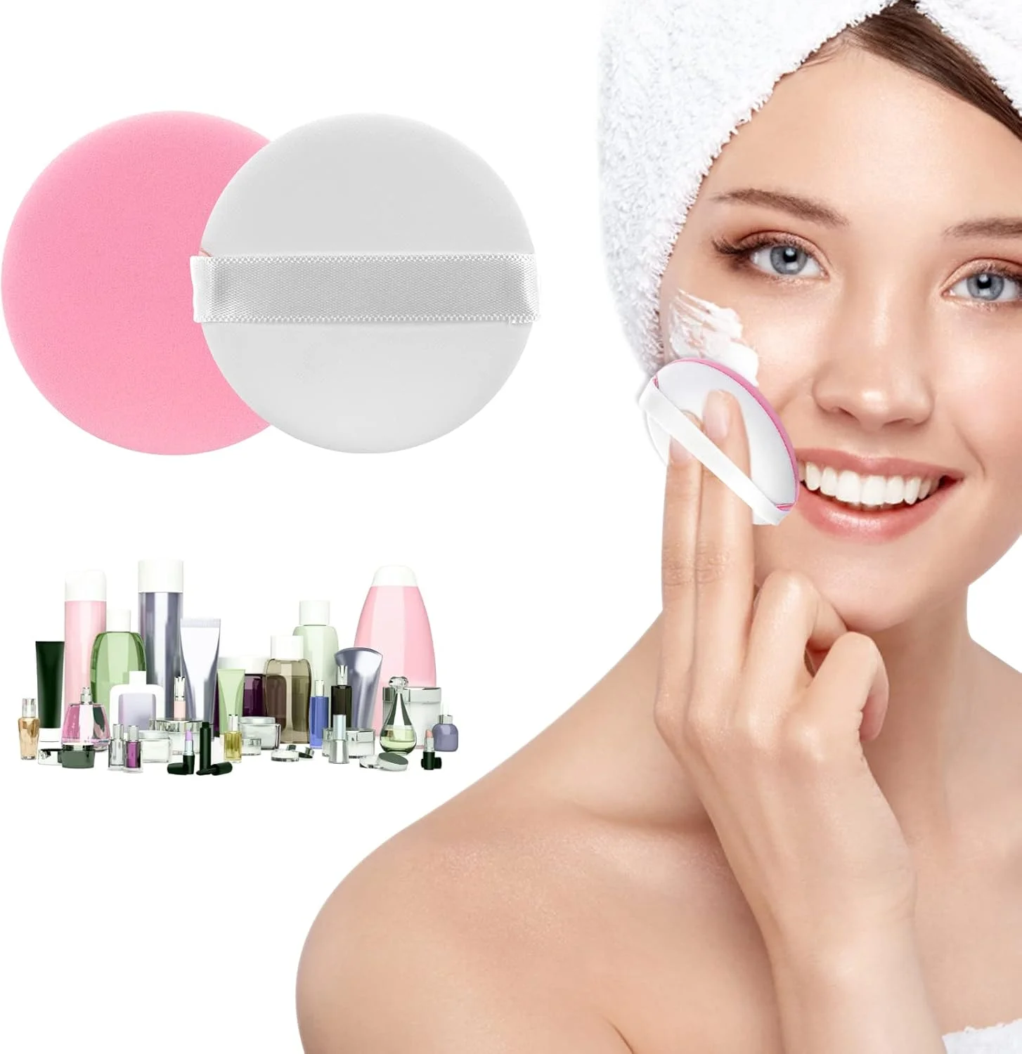پدهای آرایشی اسفنجی هایکوای، 8 عددی، مناسب کرم پودر، کانسیلر، کرم صورت، پد اپلیکاتور شستشو و ترکیب مواد آرایشی، پوشش دهنده مینی صورت (صورتی) پدهای آرایشی اسفنجی هایکوای، 8 عددی، مناسب کرم پودر، کانسیلر، کرم صورت، پد اپلیکاتور شستشو و ترکیب مواد آرایشی، پوشش دهنده مینی صورت (صورتی)