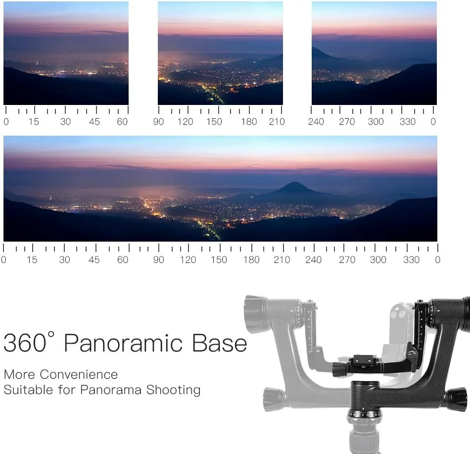 هد گیمبال SIRUI PH-10، سه پایه گیمبال فیبر کربنی سبک وزن حرفه ای با قابلیت چرخش 360 درجه پانوراما به همراه صفحه رهاسازی سریع 1/4 اینچی استاندارد Arca-Swiss برای دوربین های DSLR با حداکثر تحمل وزن 15 کیلوگرم هد گیمبال SIRUI PH-10، سه پایه گیمبال فیبر کربنی سبک وزن حرفه ای با قابلیت چرخش 360 درجه پانوراما به همراه صفحه رهاسازی سریع 1/4 اینچی استاندارد Arca-Swiss برای دوربین های DSLR با حداکثر تحمل وزن 15 کیلوگرم