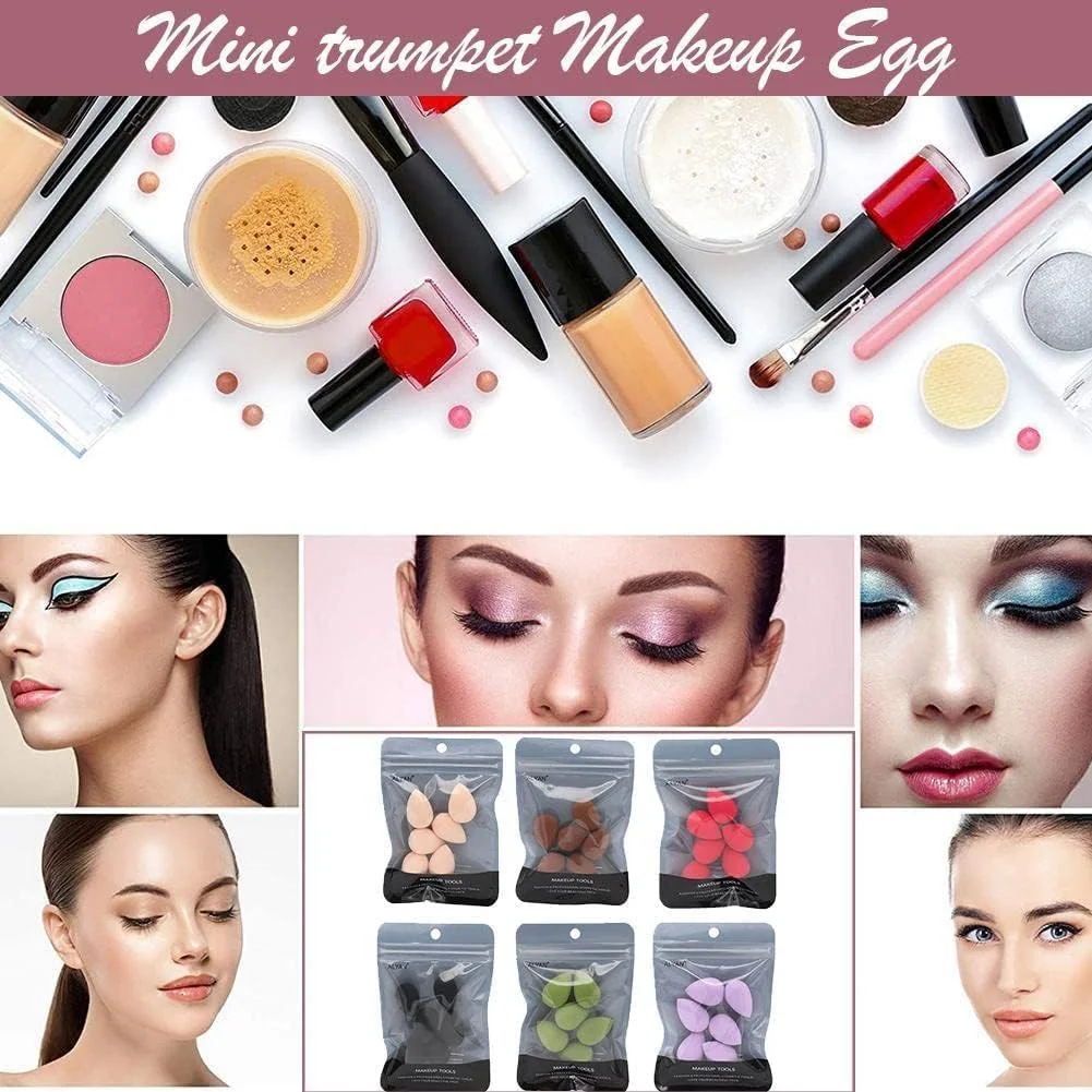 پد آرایشی مینی مشکی JJLFresheners، 6 عددی، بلندر و اسفنج، ست اسفنجی کوچک برای کرم پودر، پودر، کانسیلر، هایلایتر و براش و ابزار سایه چشم پد آرایشی مینی مشکی JJLFresheners، 6 عددی، بلندر و اسفنج، ست اسفنجی کوچک برای کرم پودر، پودر، کانسیلر، هایلایتر و براش و ابزار سایه چشم