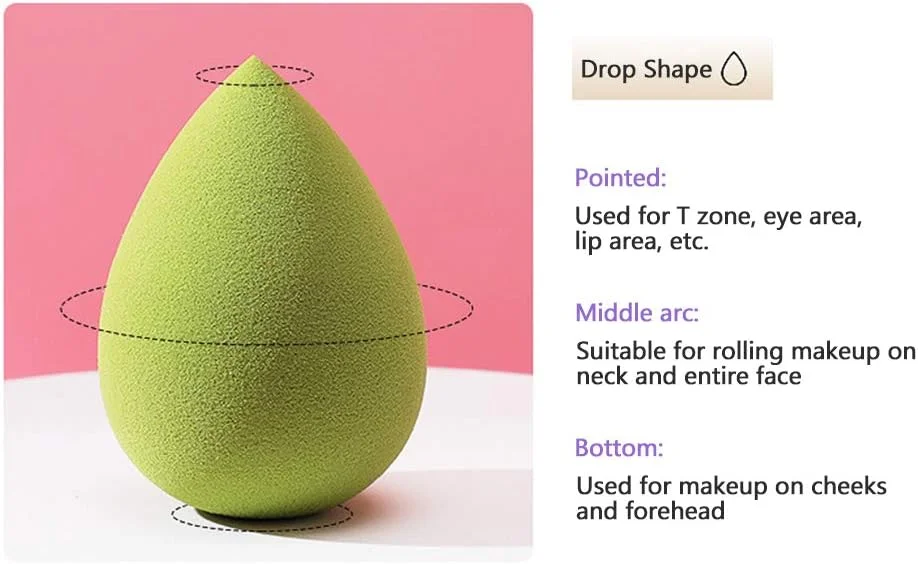 اسفنج آرایشی ایرووامی، پد اسفنجی خشک و مرطوب ابزار آرایشی برای کانسیلر فونداسیون اسفنج آرایشی ایرووامی، پد اسفنجی خشک و مرطوب ابزار آرایشی برای کانسیلر فونداسیون