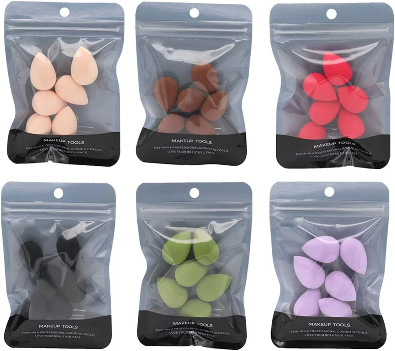 ست تخم مرغی ایرومی، ست 6 عددی پد آرایشی اسفنجی خشک و مرطوب، پف اسفنجی مینی ابزار آرایشی برای کرم پودر، کانسیلر، سایه چشم، زیر چشم، هایلایت و کانتور ست تخم مرغی ایرومی، ست 6 عددی پد آرایشی اسفنجی خشک و مرطوب، پف اسفنجی مینی ابزار آرایشی برای کرم پودر، کانسیلر، سایه چشم، زیر چشم، هایلایت و کانتور