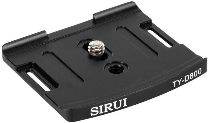 صفحه رهاسازی سریع SIRUI TY-D800 با پیچ ¼ اینچی برای سه پایه های SIRUI و Arca-Swiss / 60 x 54 میلی متر / 36 گرم / برای دوربین های Nikon D800 و D800E / آلومینیوم