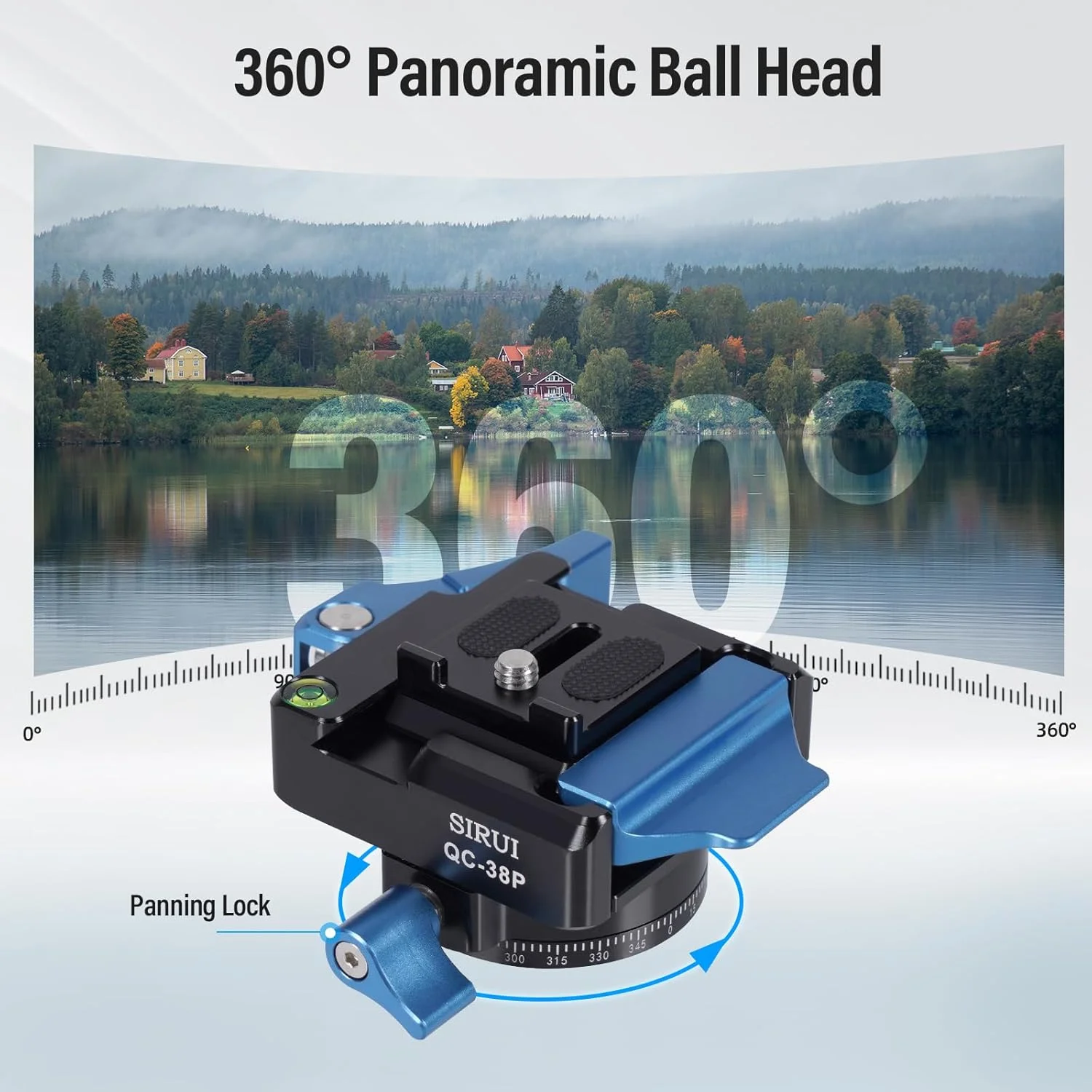 صفحه رهاسازی سریع مربعی 38 میلیمتری SIRUI با سر پانورامای چرخان 360 درجه، آداپتور پایه دوربین با رزوه 1/4 و 3/8 اینچ، صفحه اتصال رهاسازی سریع برای سه پایه تک پایه تثبیت کننده DSLR، QC-38P صفحه رهاسازی سریع مربعی 38 میلیمتری SIRUI با سر پانورامای چرخان 360 درجه، آداپتور پایه دوربین با رزوه 1/4 و 3/8 اینچ، صفحه اتصال رهاسازی سریع برای سه پایه تک پایه تثبیت کننده DSLR، QC-38P