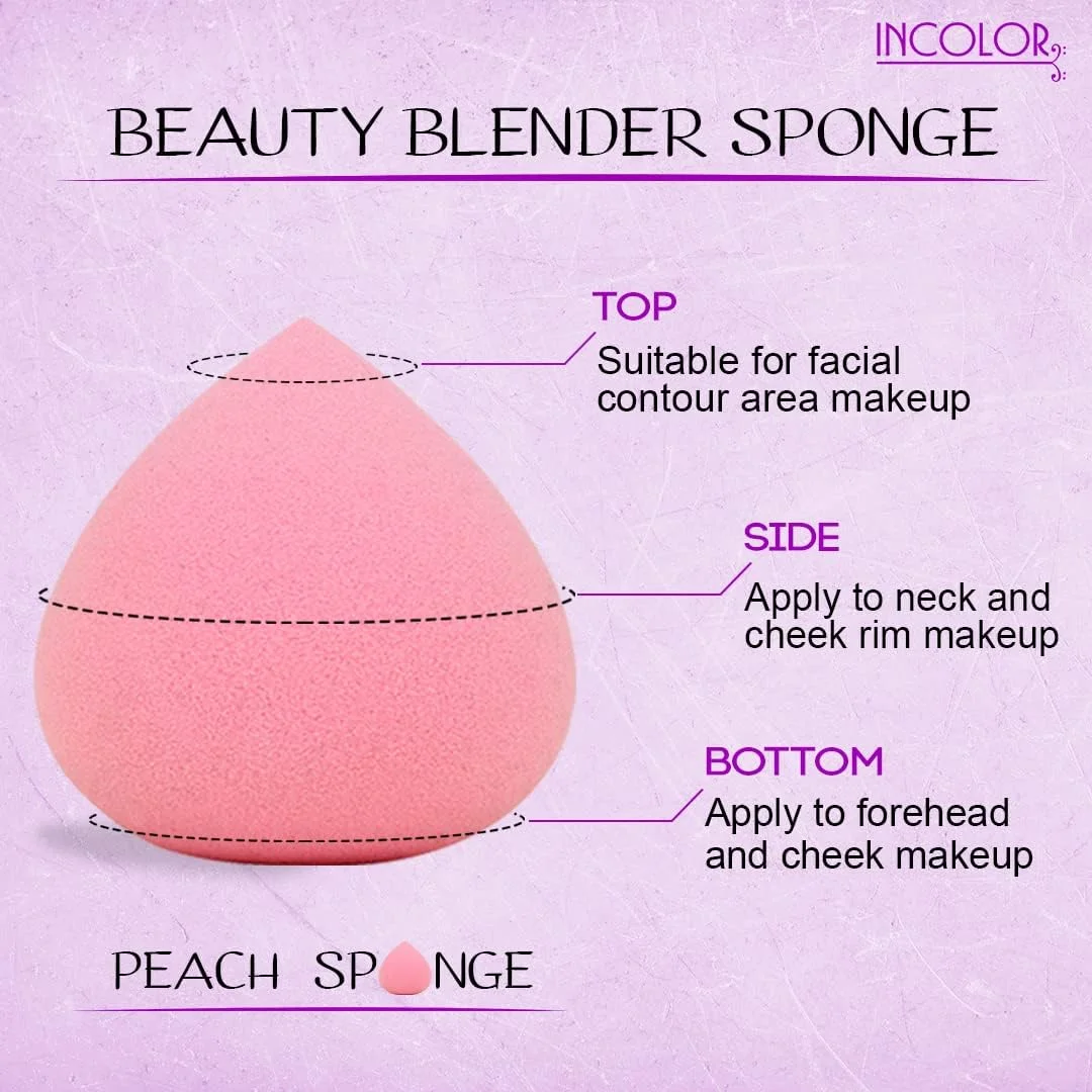 پد آرایشی اینکالر برای پودر، کانسیلر و کرم پودر، مجموعه 3 عددی (هلو) پد آرایشی اینکالر برای پودر، کانسیلر و کرم پودر، مجموعه 3 عددی (هلو)