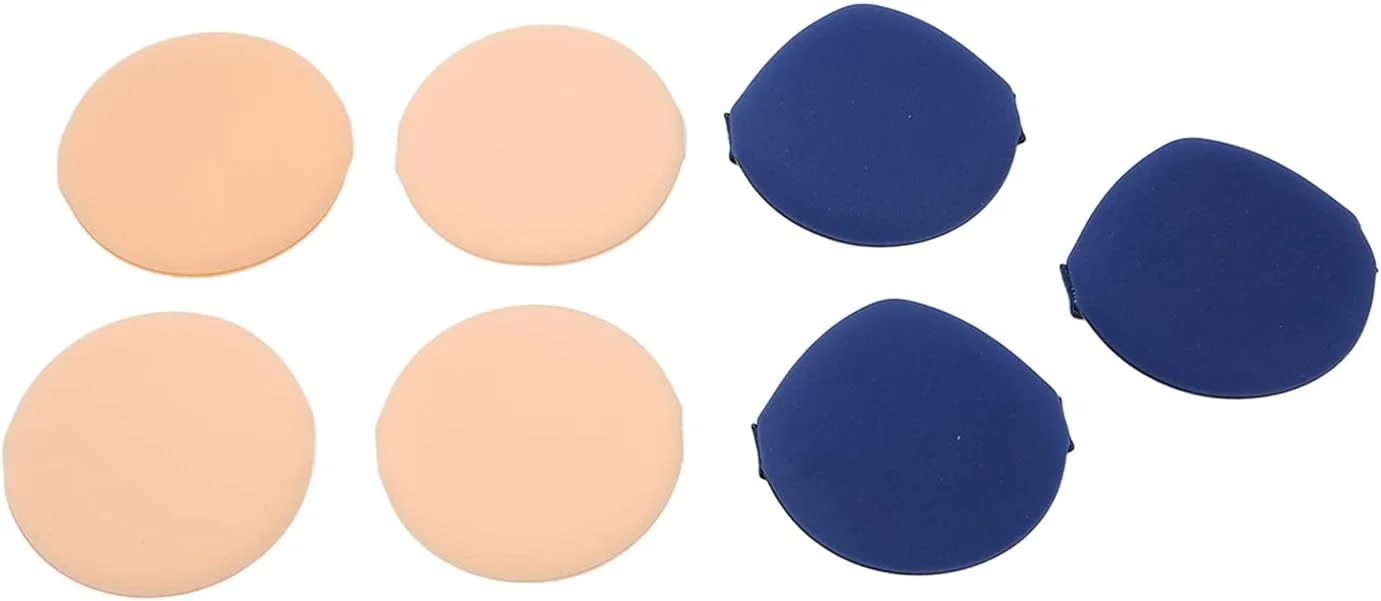 پد آرایشی Liccx، پد پودر آرایشی کانسیلر دوستدار پوست اسفنج نرم پودر شل برای کرم BB (رنگ پوست+آبی تیره) پد آرایشی Liccx، پد پودر آرایشی کانسیلر دوستدار پوست اسفنج نرم پودر شل برای کرم BB (رنگ پوست+آبی تیره)