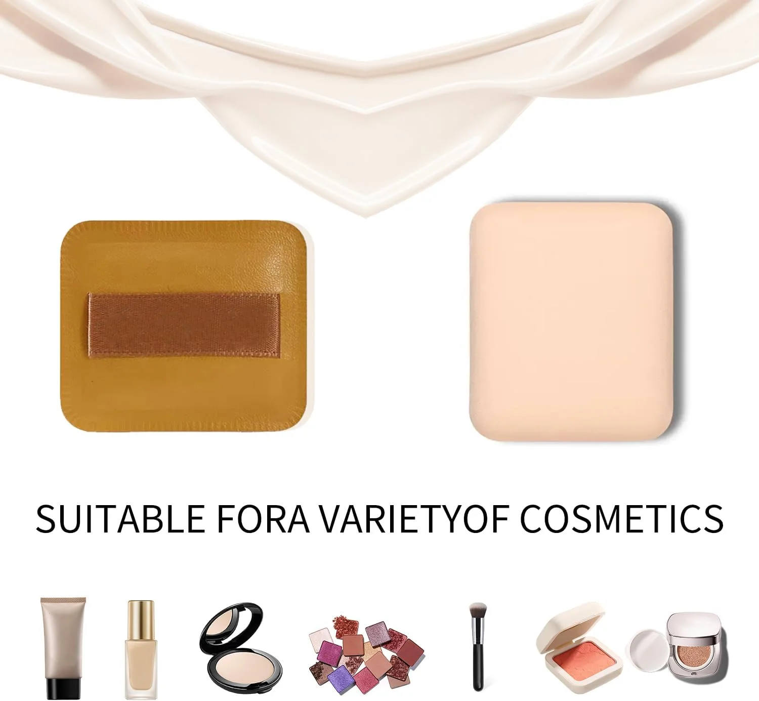 پد آرایشی کین وی 4 عددی برای کرم پودر، کانسیلر و پودر، پد اسفنجی بدون لاتکس برای آرایش طبیعی پد آرایشی کین وی 4 عددی برای کرم پودر، کانسیلر و پودر، پد اسفنجی بدون لاتکس برای آرایش طبیعی