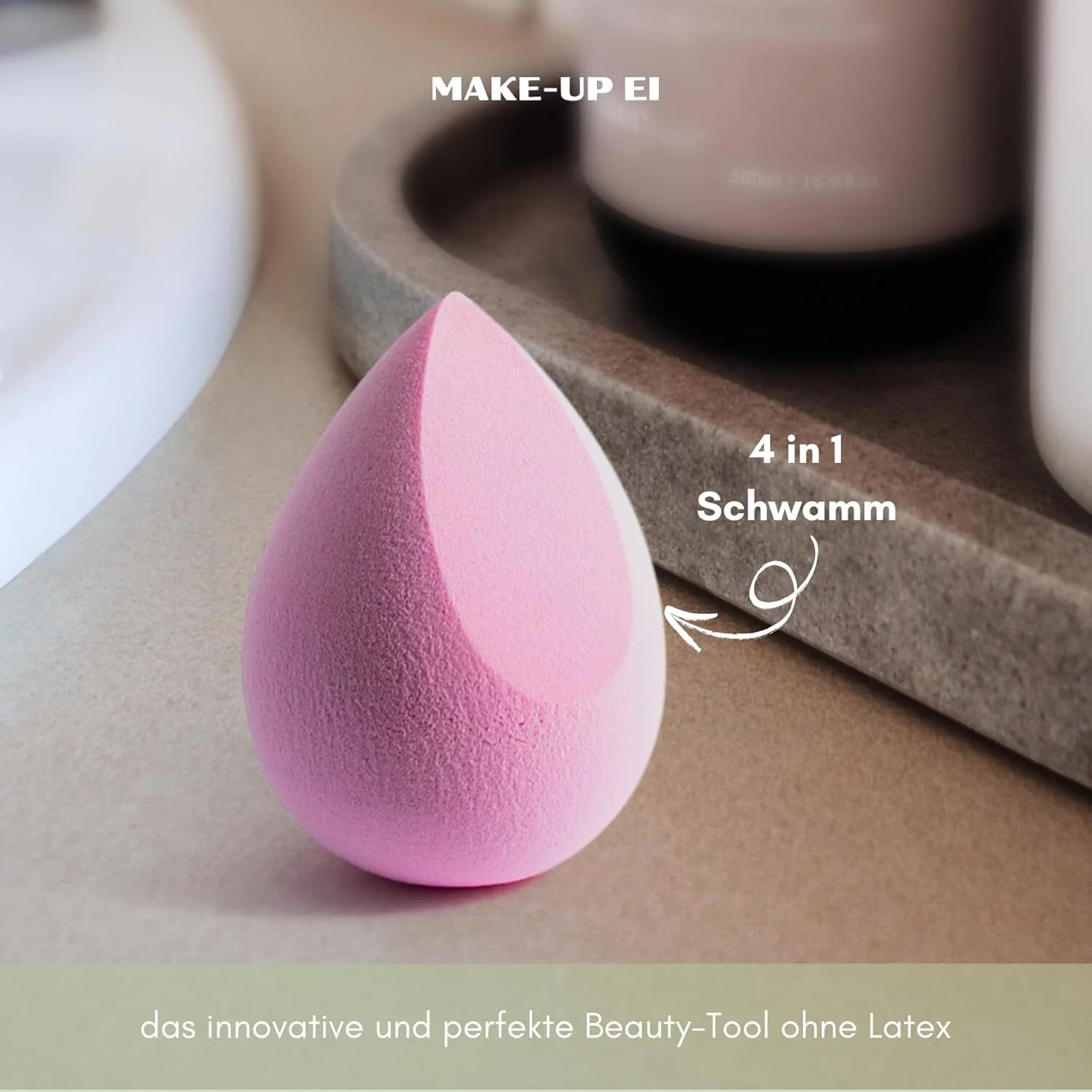 اسفنج تخم مرغی آرایشی Larelle، ابزار زیبایی، بدون لاتکس، مناسب صورت، بدن، کرم مایع و پودر - صورتی اسفنج تخم مرغی آرایشی Larelle، ابزار زیبایی، بدون لاتکس، مناسب صورت، بدن، کرم مایع و پودر - صورتی