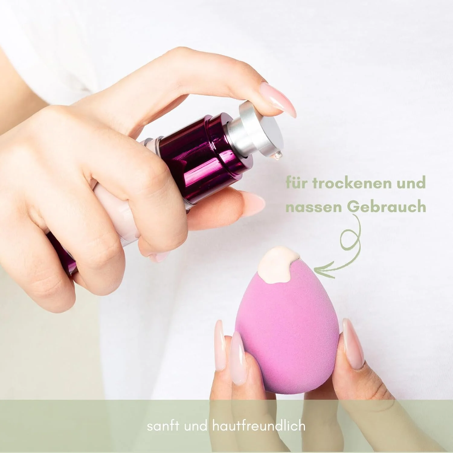 اسفنج تخم مرغی آرایشی Larelle، ابزار زیبایی، بدون لاتکس، مناسب صورت، بدن، کرم مایع و پودر - صورتی اسفنج تخم مرغی آرایشی Larelle، ابزار زیبایی، بدون لاتکس، مناسب صورت، بدن، کرم مایع و پودر - صورتی