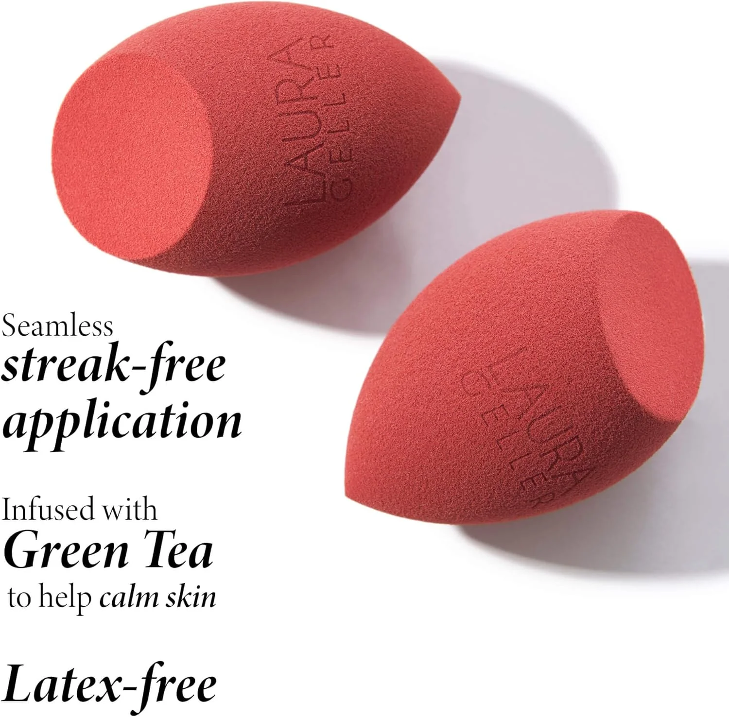 اسفنج ترکیبی تمام صورت لورا گلر نیویورک، بلندر آرایشی آسان برای کرم پودر و کانسیلر، بدون لاتکس برای پوست های حساس اسفنج ترکیبی تمام صورت لورا گلر نیویورک، بلندر آرایشی آسان برای کرم پودر و کانسیلر، بدون لاتکس برای پوست های حساس