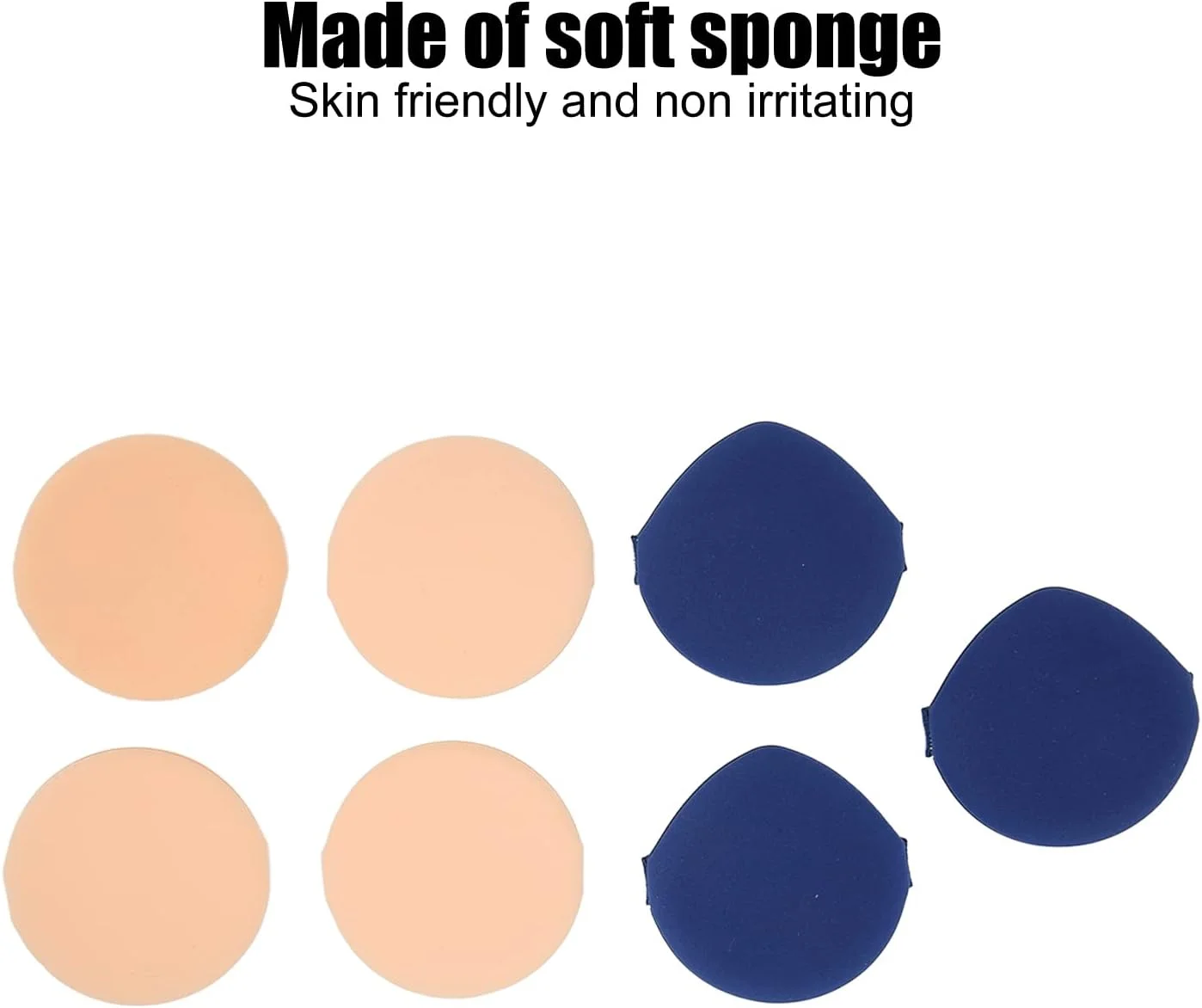 پد آرایشی Liccx، پد پودر آرایشی کانسیلر دوستدار پوست اسفنج نرم پودر شل برای کرم BB (رنگ پوست+آبی تیره) پد آرایشی Liccx، پد پودر آرایشی کانسیلر دوستدار پوست اسفنج نرم پودر شل برای کرم BB (رنگ پوست+آبی تیره)