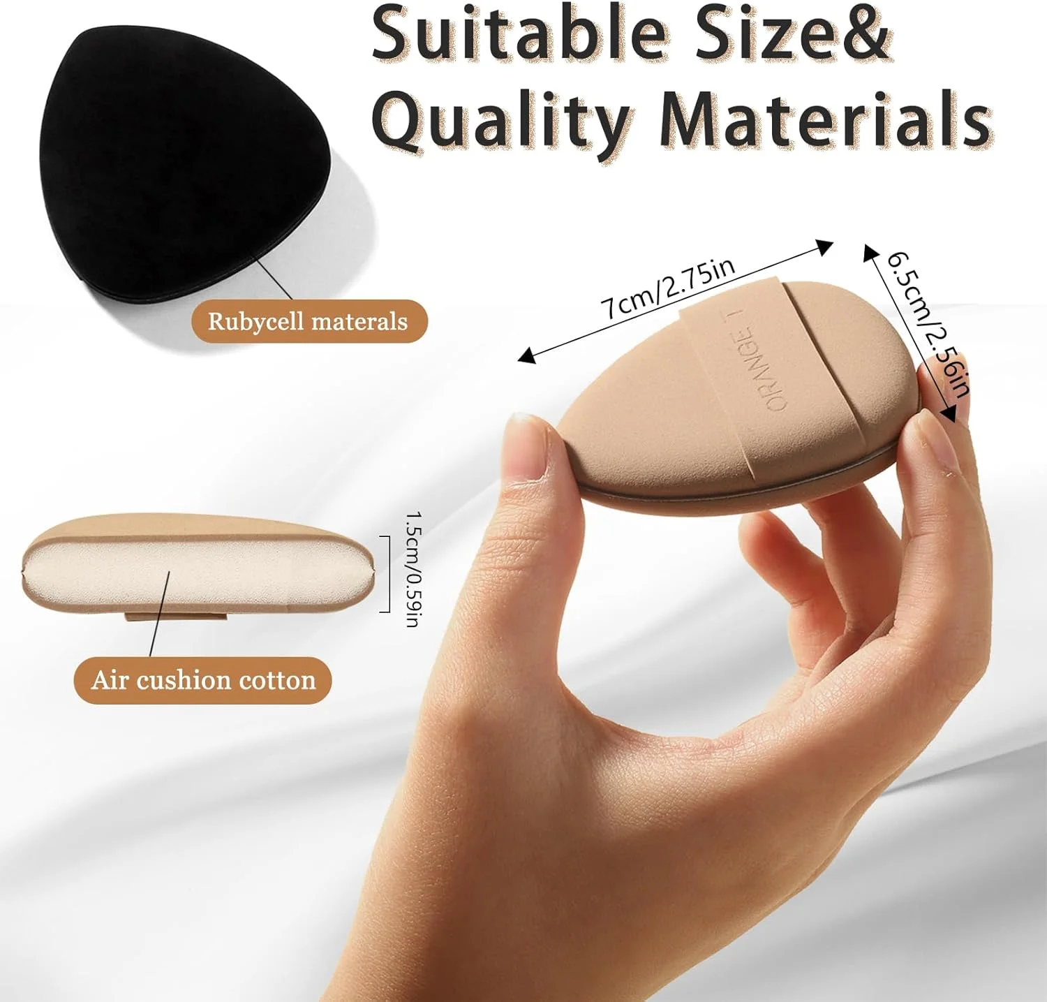 پد آرایشی لیلی استار، 2 عدد پف اسفنجی برای کرم پودر، کانسیلر و پودر، اسفنج نرم کرم پودر، بلندر آرایشی، ابزار آرایش پودر فیکس بدن با جعبه (مشکی) پد آرایشی لیلی استار، 2 عدد پف اسفنجی برای کرم پودر، کانسیلر و پودر، اسفنج نرم کرم پودر، بلندر آرایشی، ابزار آرایش پودر فیکس بدن با جعبه (مشکی)