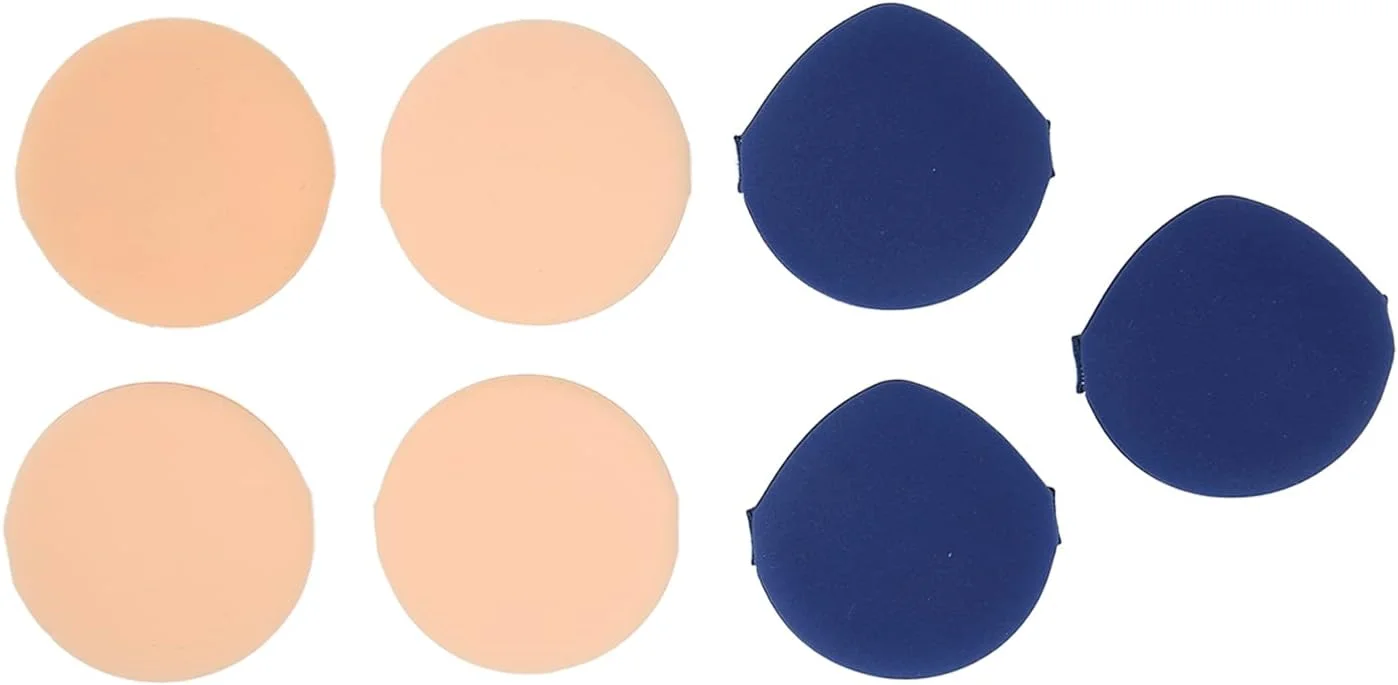 پد آرایشی Liccx، پد پودر آرایشی کانسیلر دوستدار پوست اسفنج نرم پودر شل برای کرم BB (رنگ پوست+آبی تیره) پد آرایشی Liccx، پد پودر آرایشی کانسیلر دوستدار پوست اسفنج نرم پودر شل برای کرم BB (رنگ پوست+آبی تیره)