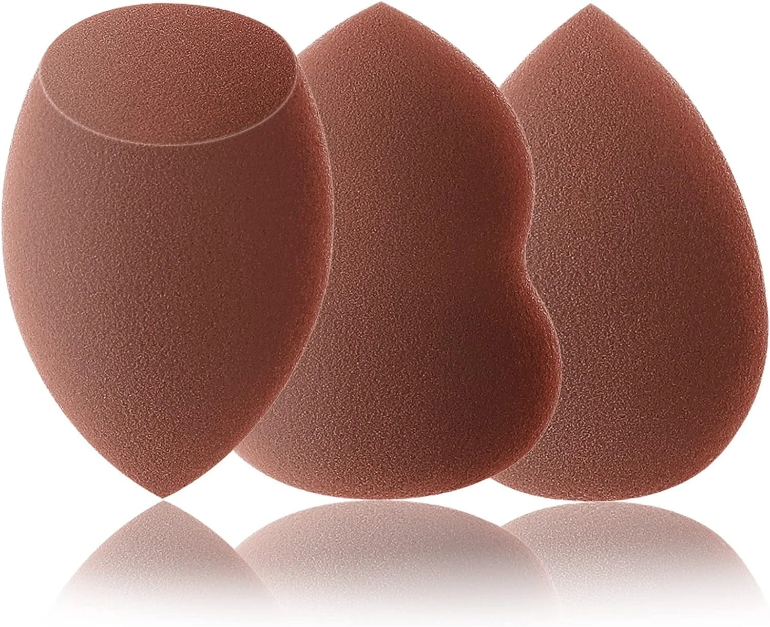 اسفنج آرایشی، 3 عدد بلندر آرایشی، بلندر آرایشی برای کرم پودر و مایع، تمیز کردن آسان، بلندر زیبایی فوق العاده نرم و بدون لاتکس، اپلیکاتور کانسیلر (قهوه ای) اسفنج آرایشی، 3 عدد بلندر آرایشی، بلندر آرایشی برای کرم پودر و مایع، تمیز کردن آسان، بلندر زیبایی فوق العاده نرم و بدون لاتکس، اپلیکاتور کانسیلر (قهوه ای)