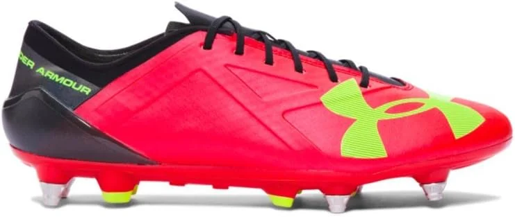 کفش مردانه آندر آرمور UA Spotlight Hybrid قرمز راکتی/زرد دید بالا/مشکی سایز 10 D (M)