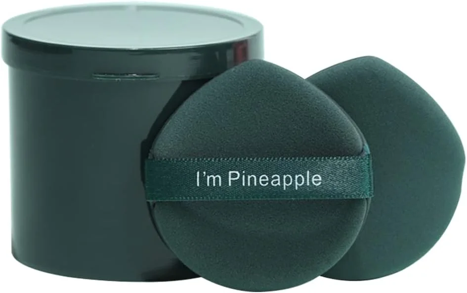 پد آرایشی 7 عددی MAYCREATE®، پد اسفنجی مخلوط کن آرایش، پودر پاف، پد اسفنجی بدون لاتکس برای کرم پودر مایع، کرم، پودر و کانسیلر (سبز)