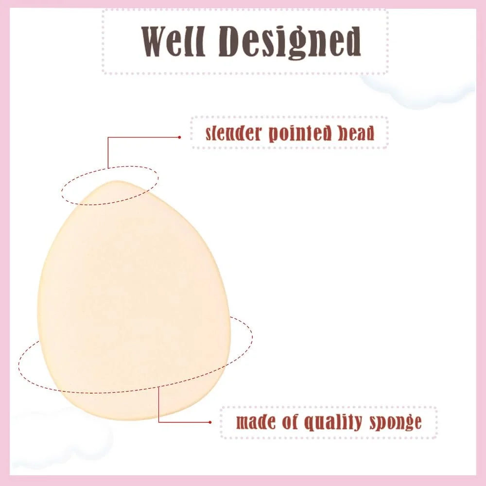 پد انگشتی متولیپ 35 عددی، پد پودر انگشتی، پد کوچک، اسفنج آرایشی، پد پودر زیر چشم، اسفنج کانسیلر