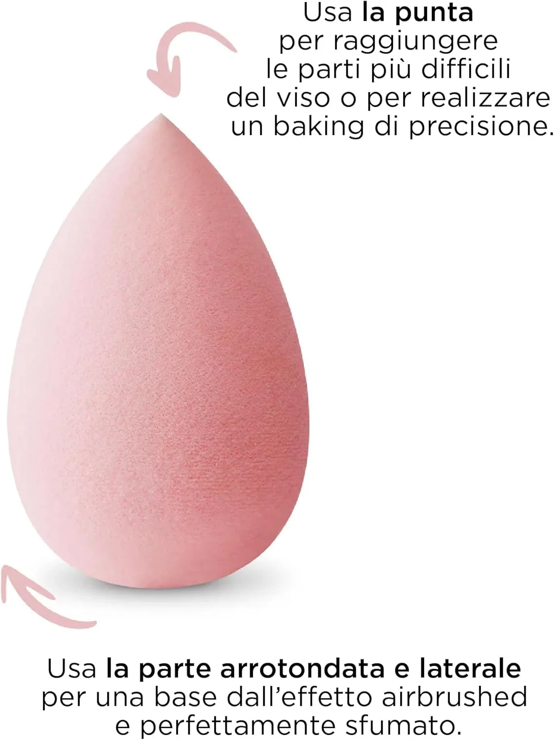 اسفنج آرایشی نرم و یکدست کننده نابلا، اسفنج آرایشی کانسیلر، کرم پودر و پودر