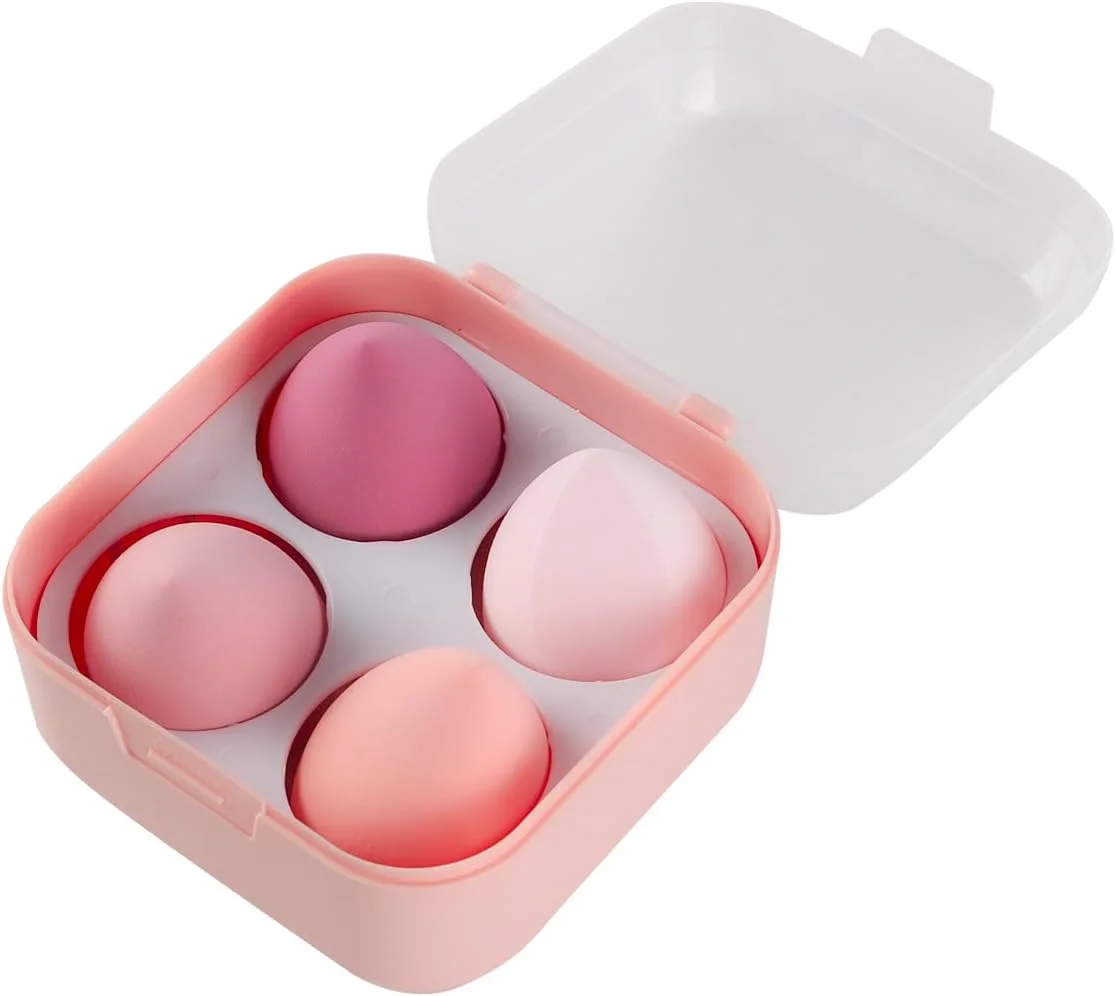 پدهای آرایشی فوق العاده نرم مارشمالو Nicear، 4 عددی - بیوتی بلندر بدون لاتکس برای کرم پودر و کانسیلر