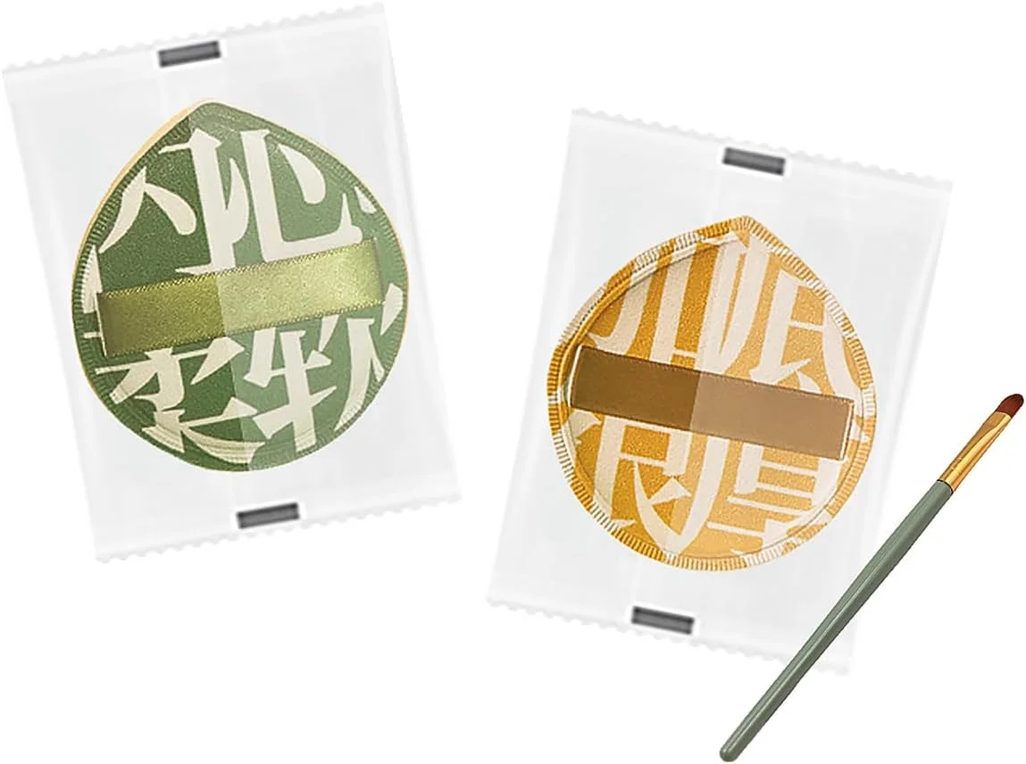 پدهای آرایشی پودری بزرگ POFET مدل قطرهای 2 عددی به همراه برس کانسیلر، مناسب برای استفاده سریع و آسان از مواد آرایشی خشک و مرطوب پدهای آرایشی پودری بزرگ POFET مدل قطرهای 2 عددی به همراه برس کانسیلر، مناسب برای استفاده سریع و آسان از مواد آرایشی خشک و مرطوب