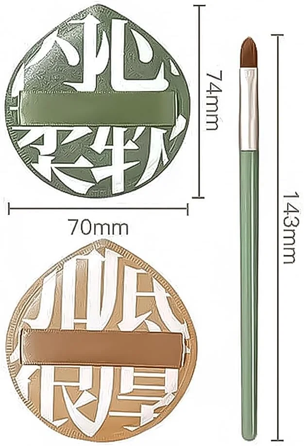 پدهای آرایشی پودری بزرگ POFET مدل قطرهای 2 عددی به همراه برس کانسیلر، مناسب برای استفاده سریع و آسان از مواد آرایشی خشک و مرطوب پدهای آرایشی پودری بزرگ POFET مدل قطرهای 2 عددی به همراه برس کانسیلر، مناسب برای استفاده سریع و آسان از مواد آرایشی خشک و مرطوب
