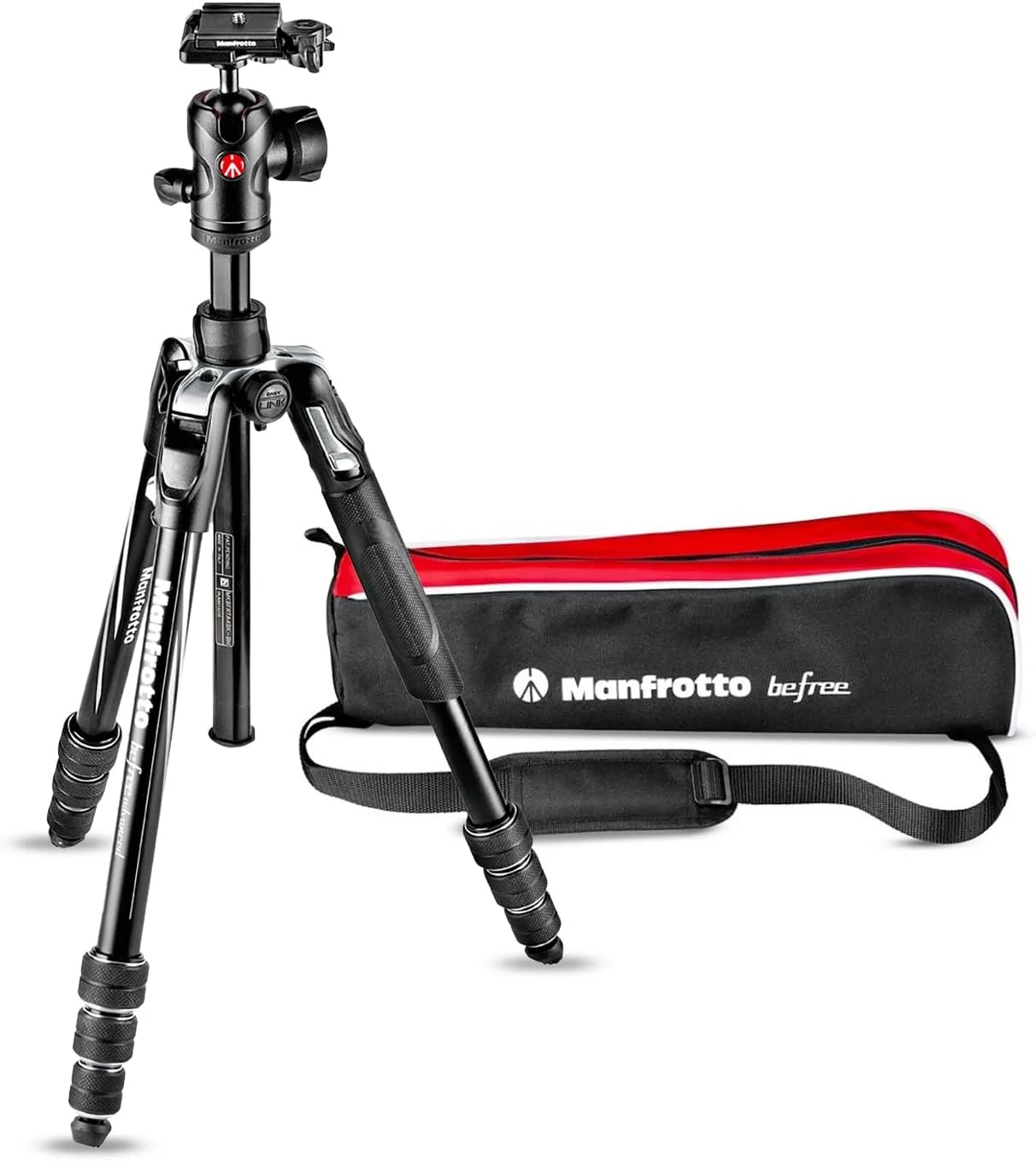 سه پایه مسافرتی آلومینیومی پیشرفته Manfrotto با قفل چرخشی و هد توپی (مشکی) سه پایه مسافرتی آلومینیومی پیشرفته Manfrotto با قفل چرخشی و هد توپی (مشکی)
