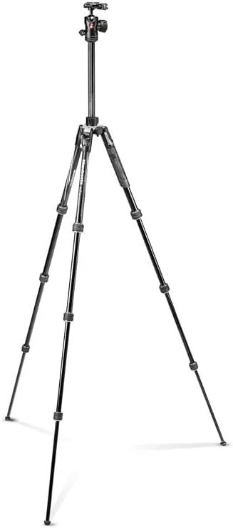 سه پایه مسافرتی آلومینیومی پیشرفته Manfrotto با قفل چرخشی و هد توپی (مشکی) سه پایه مسافرتی آلومینیومی پیشرفته Manfrotto با قفل چرخشی و هد توپی (مشکی)