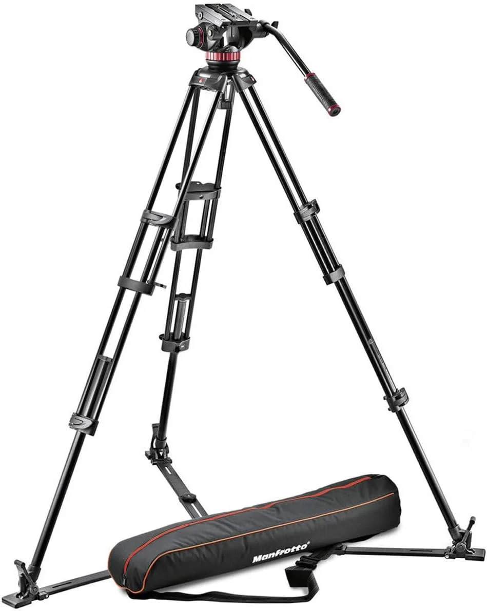 سیستم ویدیویی حرفه ای سیال Manfrotto MVH502A,546GB-1 با سه پایه آلومینیومی و Ground Spreader (مشکی) سیستم ویدیویی حرفه ای سیال Manfrotto MVH502A,546GB-1 با سه پایه آلومینیومی و Ground Spreader (مشکی)