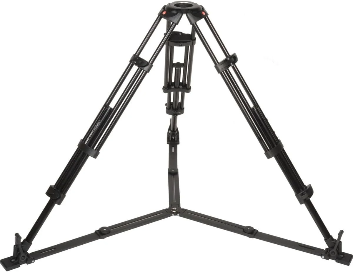سیستم ویدیویی حرفه ای سیال Manfrotto MVH502A,546GB-1 با سه پایه آلومینیومی و Ground Spreader (مشکی) سیستم ویدیویی حرفه ای سیال Manfrotto MVH502A,546GB-1 با سه پایه آلومینیومی و Ground Spreader (مشکی)