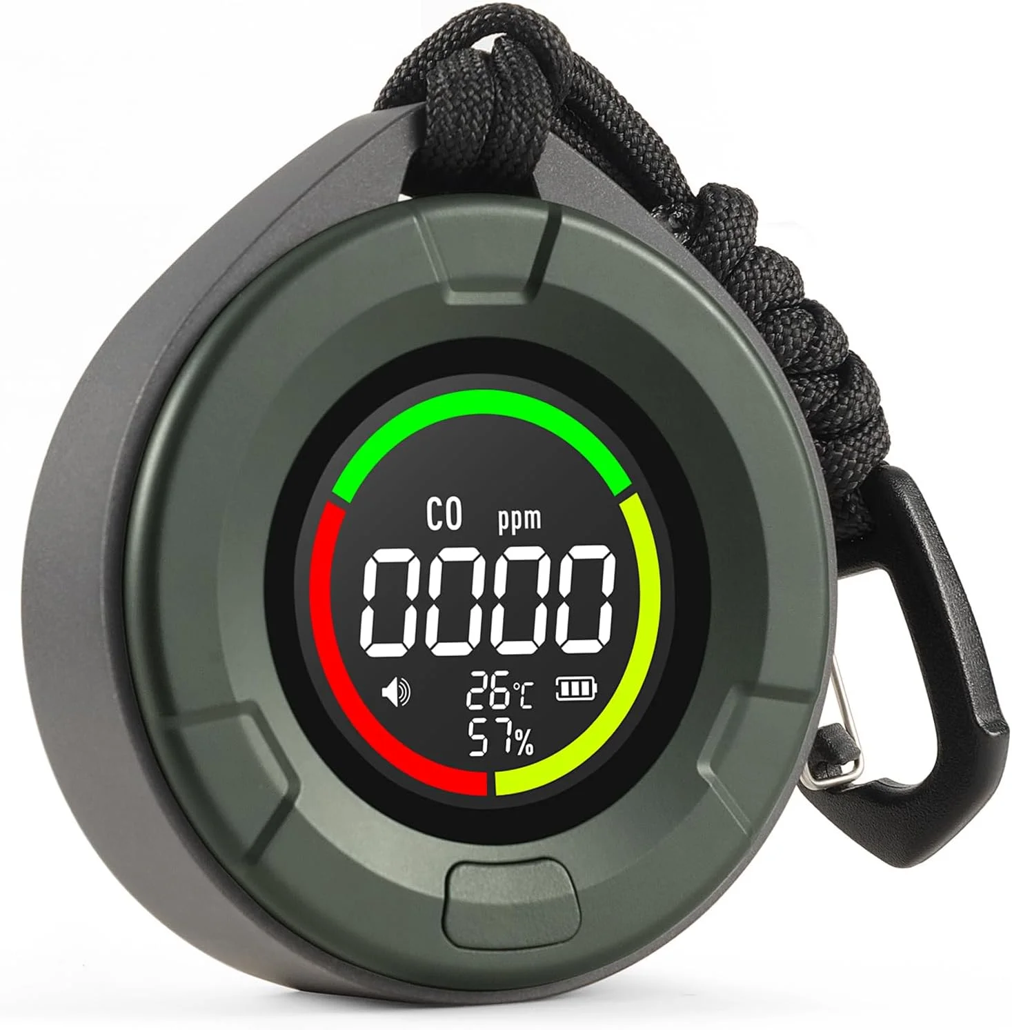 دستگاه تشخیص مونوکسید کربن قابل حمل GasDoc DS-100، دستگاه تشخیص CO سه در یک برای مسافرت و کمپینگ، دستگاه اندازه گیری CO قابل شارژ با هشدار صوتی و تصویری، آلارم برای خانه و ماشین - جنگل تاریک دستگاه تشخیص مونوکسید کربن قابل حمل GasDoc DS-100، دستگاه تشخیص CO سه در یک برای مسافرت و کمپینگ، دستگاه اندازه گیری CO قابل شارژ با هشدار صوتی و تصویری، آلارم برای خانه و ماشین - جنگل تاریک