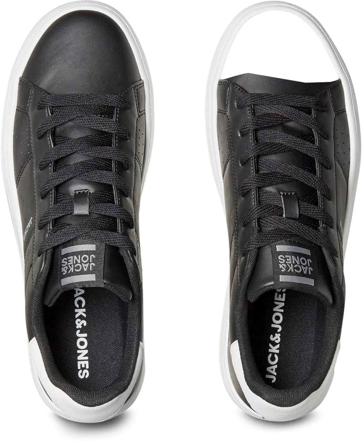 کفش مردانه کتانی جک اند جونز مدل JFWEALING PU PES ANTHRACITE LN