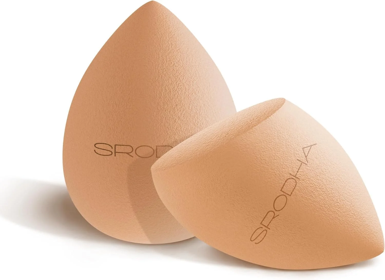 مجموعه اسفنج آرایشی SRODHA Beauty | بسته 6 عددی | مجموعه اسفنج های مخلوط کننده آرایش مایع | برای ترکیب کرم پودر، کانسیلر، محصولات کرمی و پودری صورت (نوک تیز، رنگ بدن)