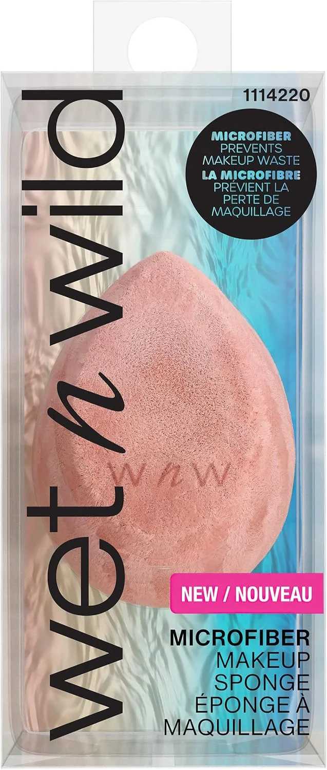 اسفنج آرایشی وت اند وایلد - جذب کم محصول برای استفاده بدون رگه، ترکیب آسان برای داشتن ظاهری حرفه ای و صاف، بدون تست حیوانی وگان - میکروفیبر