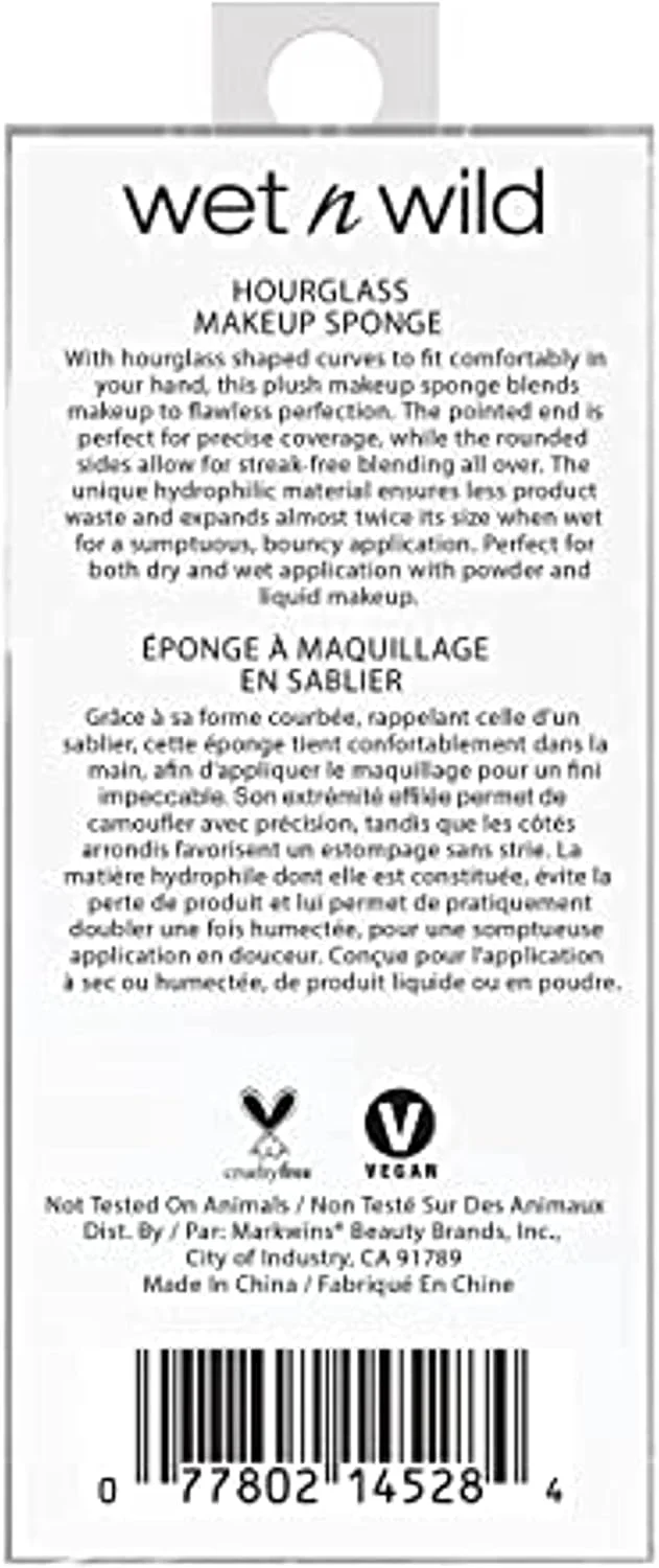 اسفنج آرایشی وت اند وایلد، طرح ساعت شنی، اسفنج آرایشی برای کرم پودر و کانسیلر، کاربرد چند منظوره برای پوشش قابل تنظیم، به راحتی ترکیب می شود با جذب کمتر مواد آرایشی اسفنج آرایشی وت اند وایلد، طرح ساعت شنی، اسفنج آرایشی برای کرم پودر و کانسیلر، کاربرد چند منظوره برای پوشش قابل تنظیم، به راحتی ترکیب می شود با جذب کمتر مواد آرایشی