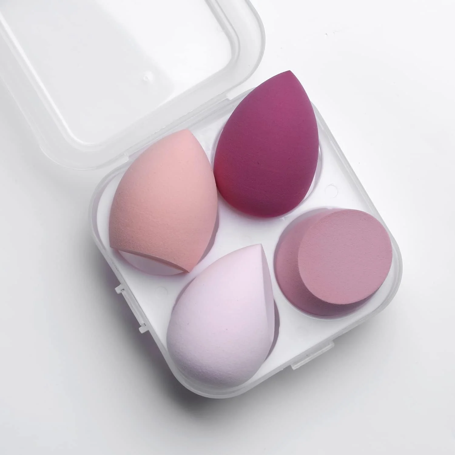 ست اسفنج آرایشی وانبی، بدون لاتکس، مناسب برای کرم پودر، کانسیلر، کرم مایع و پودر (4 عدد) ست اسفنج آرایشی وانبی، بدون لاتکس، مناسب برای کرم پودر، کانسیلر، کرم مایع و پودر (4 عدد)