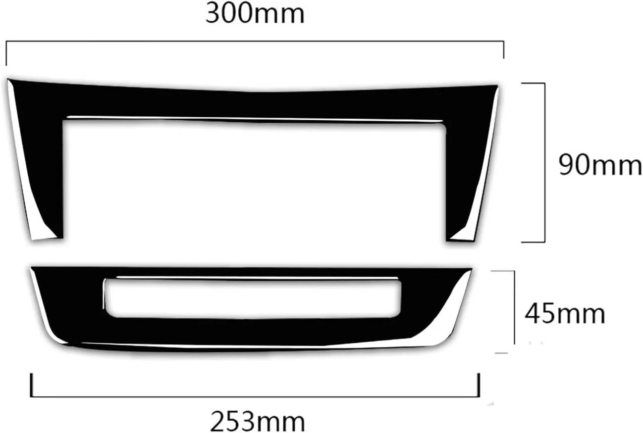 برچسب تریم تزئینی پوشش پنل کنترل سی دی کنترل مرکزی برای مرسدس بنز کلاس C W204 2011-2013 لوازم جانبی خودرو تریم حاشیه ABS برچسب تریم تزئینی پوشش پنل کنترل سی دی کنترل مرکزی برای مرسدس بنز کلاس C W204 2011-2013 لوازم جانبی خودرو تریم حاشیه ABS