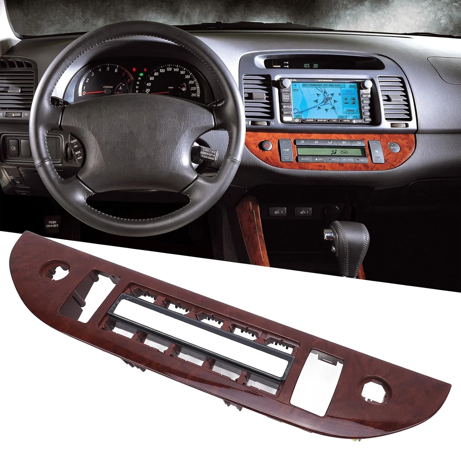 روکش پنل کنترل آب و هوای AC خودرو برای XV30 مدل 2001 تا 2006، تریم روکش کنترل دمای بخاری AC داشبورد مرکزی، جایگزینی پنل سوئیچ کنترل مرکزی تهویه مطبوع روکش پنل کنترل آب و هوای AC خودرو برای XV30 مدل 2001 تا 2006، تریم روکش کنترل دمای بخاری AC داشبورد مرکزی، جایگزینی پنل سوئیچ کنترل مرکزی تهویه مطبوع