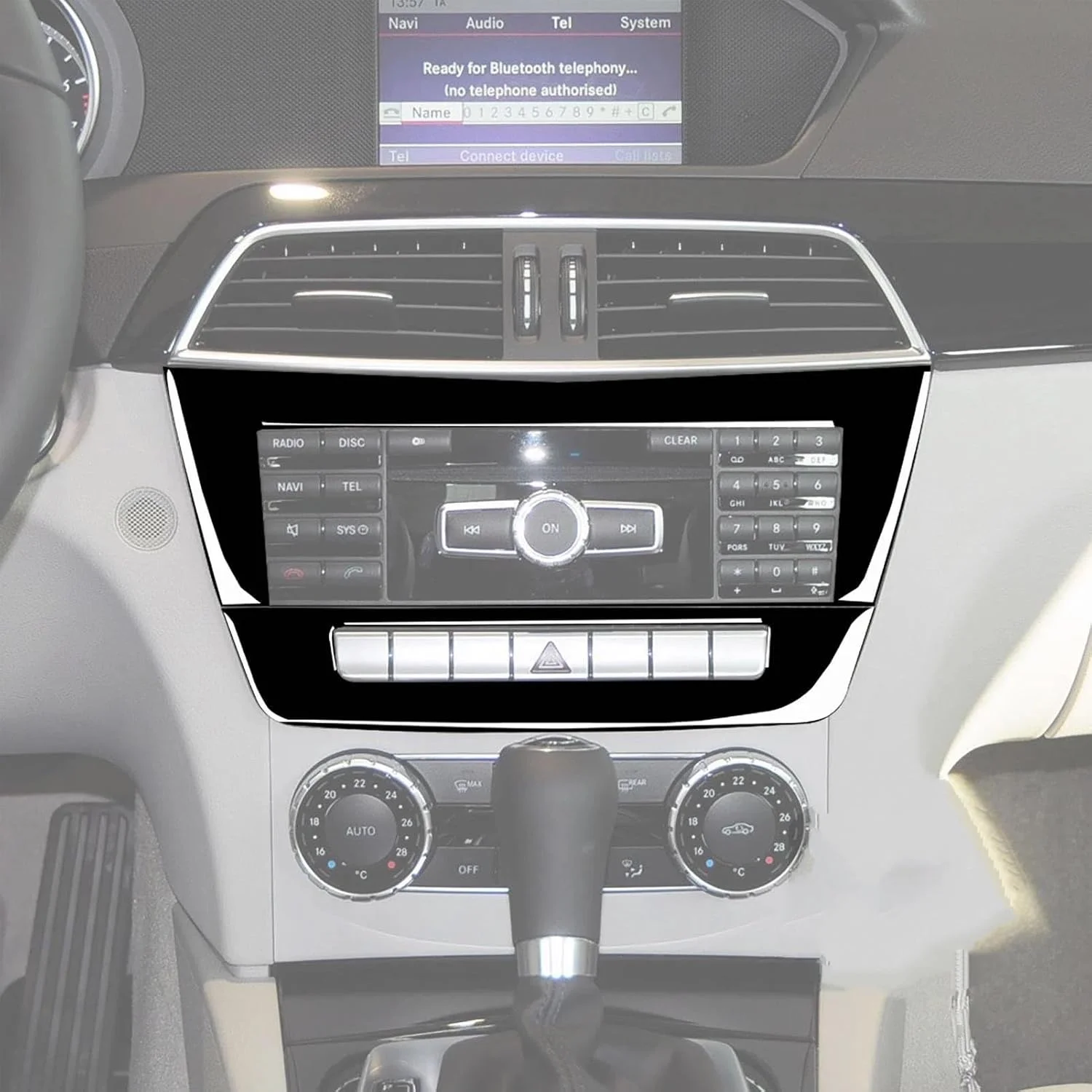 برچسب تریم تزئینی پوشش پنل کنترل سی دی کنترل مرکزی برای مرسدس بنز کلاس C W204 2011-2013 لوازم جانبی خودرو تریم حاشیه ABS برچسب تریم تزئینی پوشش پنل کنترل سی دی کنترل مرکزی برای مرسدس بنز کلاس C W204 2011-2013 لوازم جانبی خودرو تریم حاشیه ABS