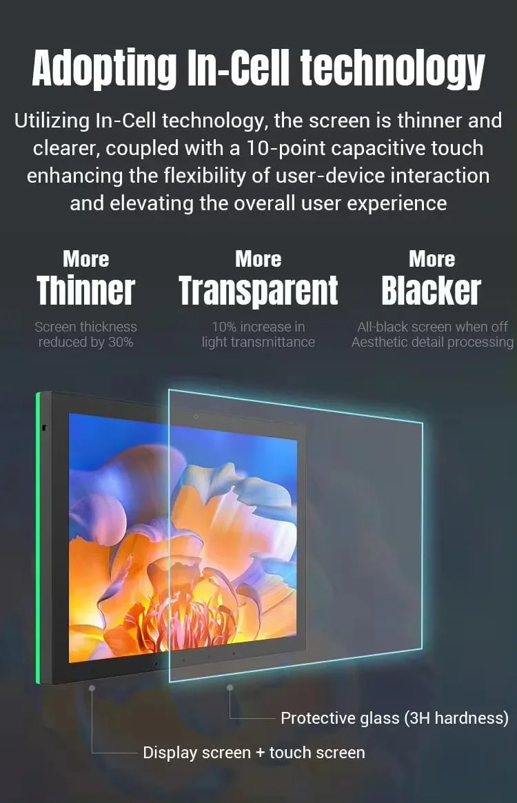 پنل کنترل هوشمند دیواری 10.1 اینچی اندروید 13، کنترلر خانه زیگبی Matter، پشتیبانی از Tuya، دارای 4 میکروفون، پشتیبانی از الکسا و گوگل هوم پنل کنترل هوشمند دیواری 10.1 اینچی اندروید 13، کنترلر خانه زیگبی Matter، پشتیبانی از Tuya، دارای 4 میکروفون، پشتیبانی از الکسا و گوگل هوم