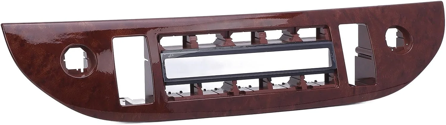 روکش پنل کنترل آب و هوا، تریم پنل سوئیچ تهویه مطبوع مرکزی، جایگزین XV30 مدل 2001-2006، رنگ چوب هلو، طراحی شیک