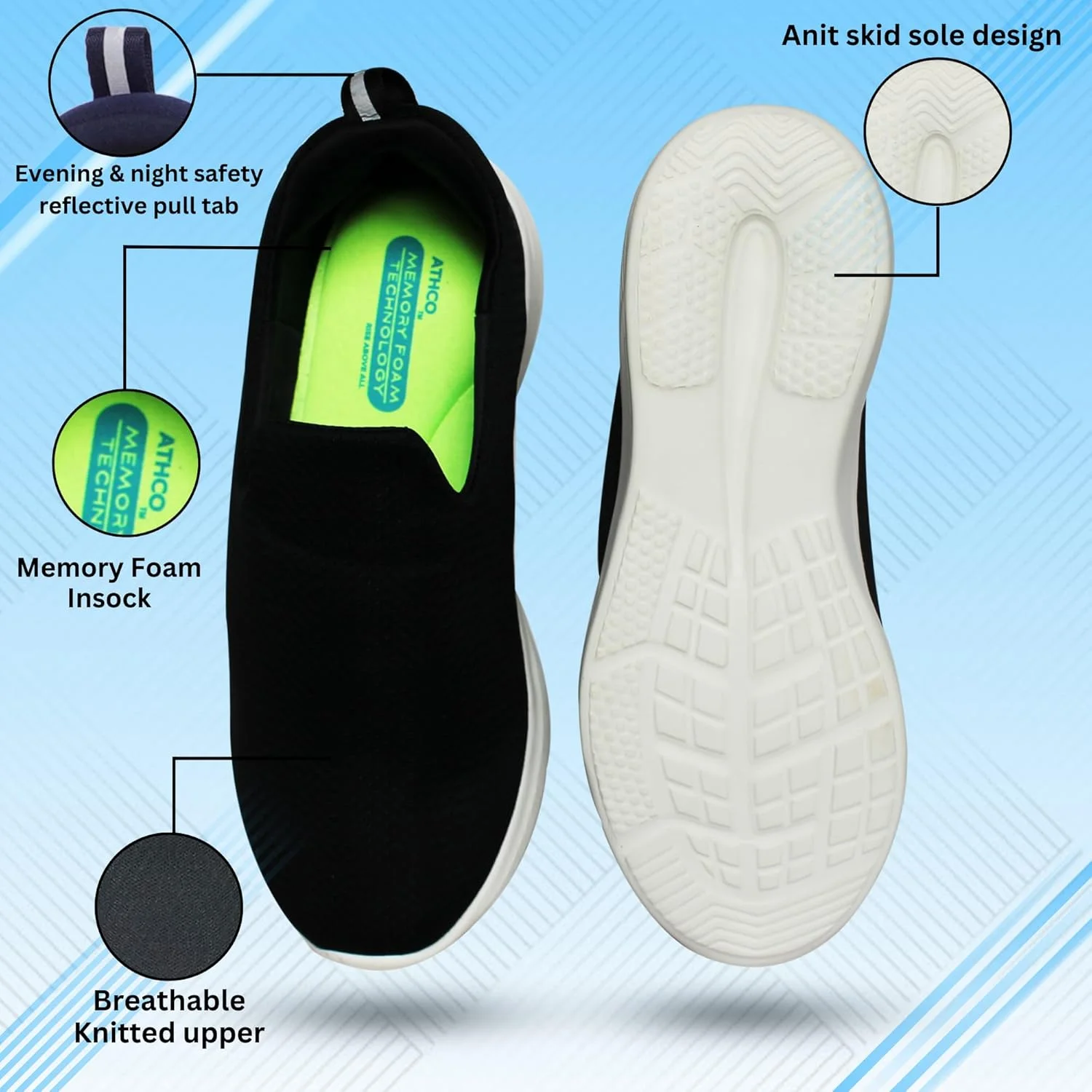 کفش پیاده روی مردانه آتکو مدل Athst-4 کفش پیاده روی مردانه آتکو مدل Athst-4