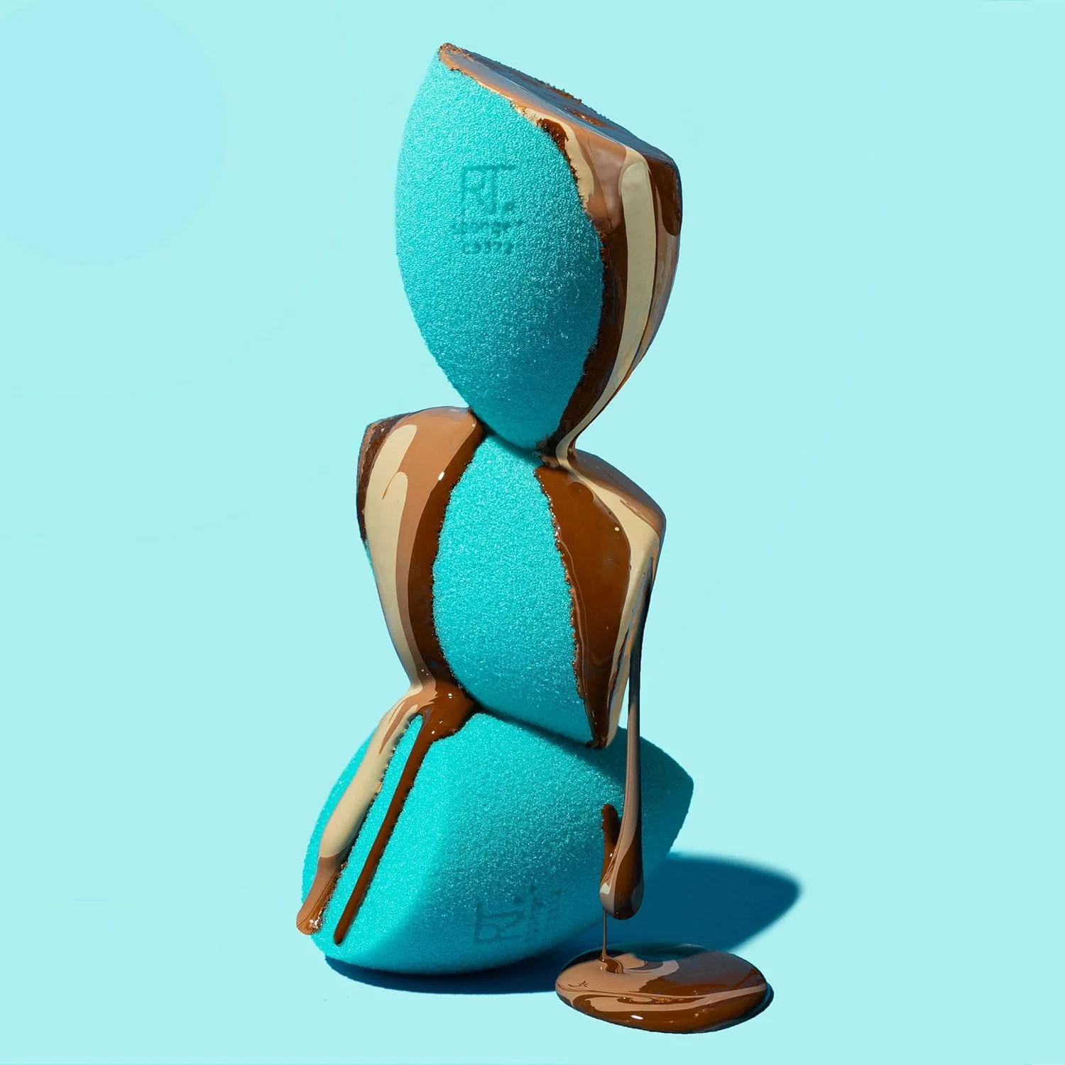 پد آرایشی ریل تکنیکز Miracle Airblend، پد ترکیب کننده آرایش مات کننده طبیعی، پوشش متوسط تا کامل، پرداخت ایربراش، آبی، 2 عدد پد آرایشی ریل تکنیکز Miracle Airblend، پد ترکیب کننده آرایش مات کننده طبیعی، پوشش متوسط تا کامل، پرداخت ایربراش، آبی، 2 عدد