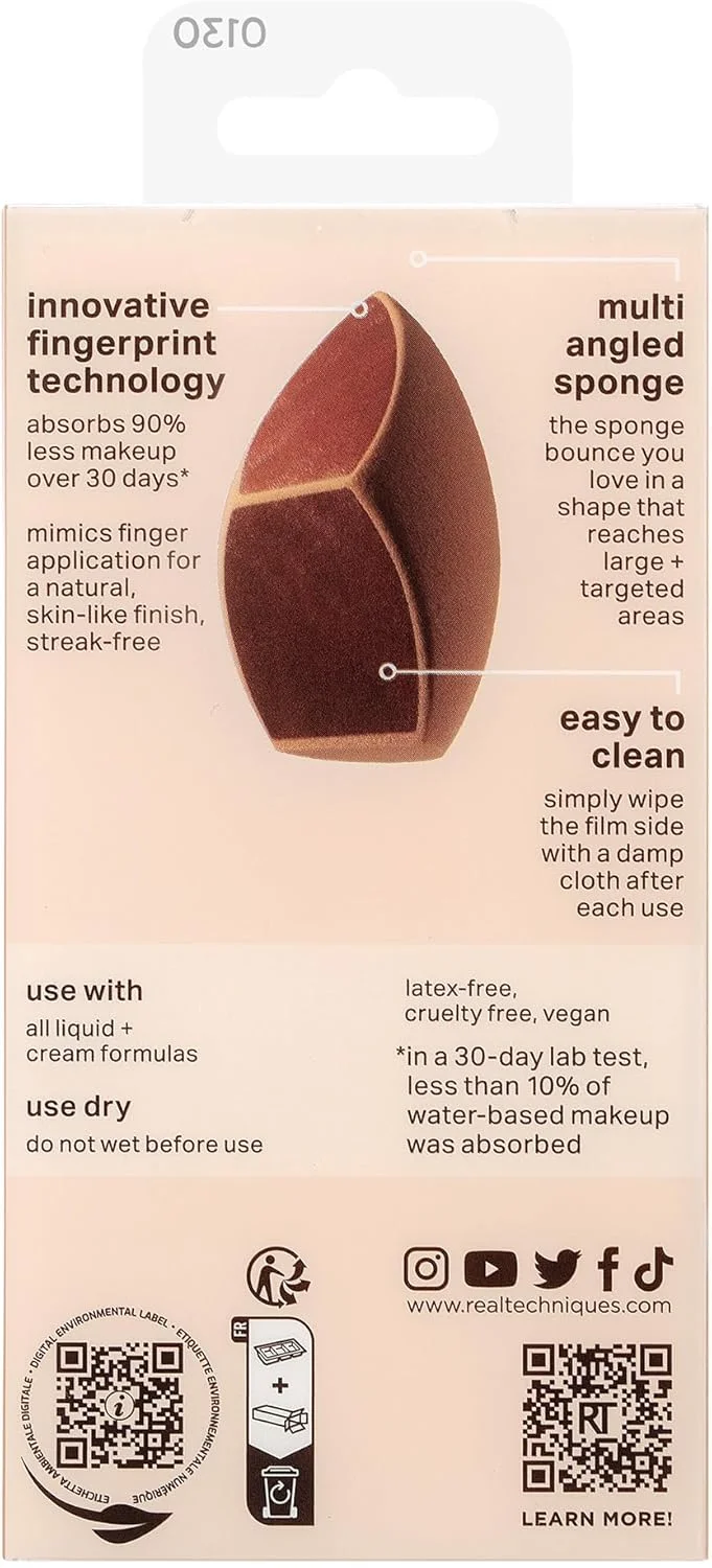 اسفنج آرایشی Makeupsaver ریل تکنیک، اسفنج مخلوط کن آرایش برای فرمولاسیون مایع و کرم، پوشش طبیعی و کاهش ضایعات آرایش، استفاده هدفمند، بدون تست حیوانی و بدون لاتکس، 1 عدد اسفنج آرایشی Makeupsaver ریل تکنیک، اسفنج مخلوط کن آرایش برای فرمولاسیون مایع و کرم، پوشش طبیعی و کاهش ضایعات آرایش، استفاده هدفمند، بدون تست حیوانی و بدون لاتکس، 1 عدد