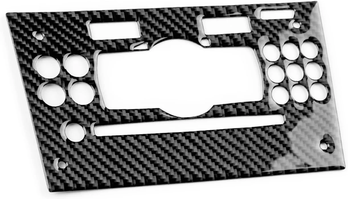 KUNGKIC برای واکسهال کورسا 2007-2014 فیبر کربنی کنترل مرکزی خودرو پنل دکمه CD صفحه تزئینی برچسب لوازم جانبی داخلی (مشکی) KUNGKIC برای واکسهال کورسا 2007-2014 فیبر کربنی کنترل مرکزی خودرو پنل دکمه CD صفحه تزئینی برچسب لوازم جانبی داخلی (مشکی)